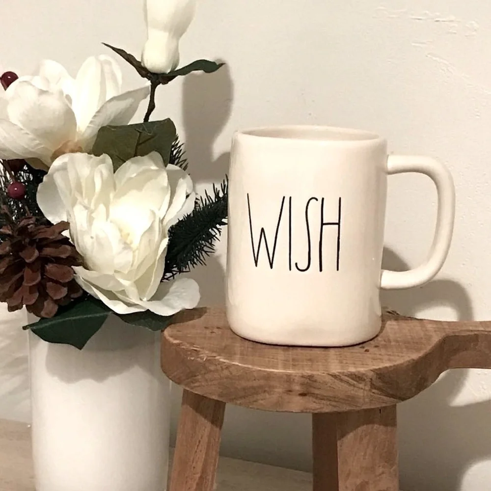 RAE Dunn Wish ceramic coffee/tea mug